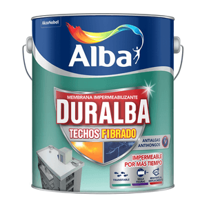 DURALBA TECHOS FIBRADO SATINADO TEJA 10 L