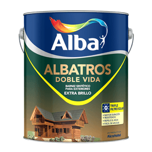 BARNIZ ALBATROS EXTERIOR DOBLE VIDA BRILLANTE 4 L