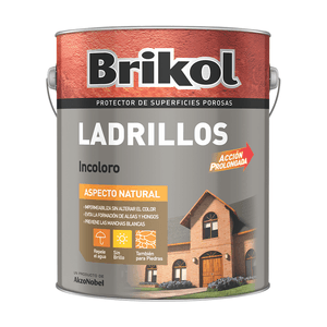 BRIKOL LADRILLOS IMPREGNANTE MATE INCOLORO 4 L
