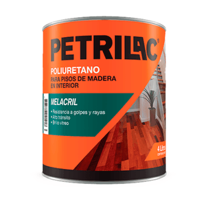 PLASTIFICANTE PARA PISOS DE MADERA MELACRIL BRILLANTE 4 L
