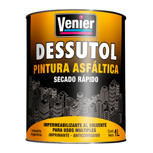 PINTURA ASFALICA DESSUTOL SECADO RAPIDO 18L