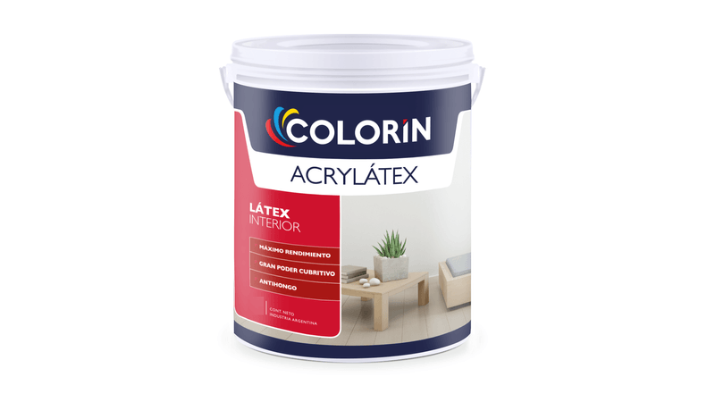 Pintura Látex para Exterior Colorin Blanco 10 Litros