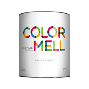ESMALTE ANTIOXIDO COLORMELL NEGRO MATE 1 L