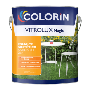 ESMALTE SINTÉTICO 3EN1 BLANCO SATINADO VITROLUX MAGIC 20 L