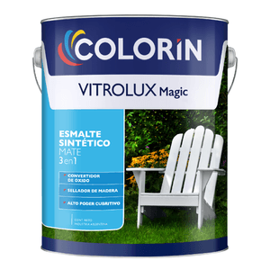 ESMALTE SINTÉTICO 3EN1 BLANCO . MATE VITROLUX MAGIC 500 CC