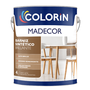 BARNIZ SINTÉTICO INTERIOR / EXTERIOR BRILLANTE MADECOR 4 L