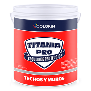 MEMBRANA LÍQUIDA TECHOS Y MUROS BLANCA TITANIO PRO 4 KG