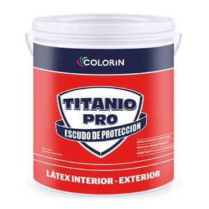 LATEX INTERIOR / EXTERIOR BLANCO MATE TITANIO PRO 20 L