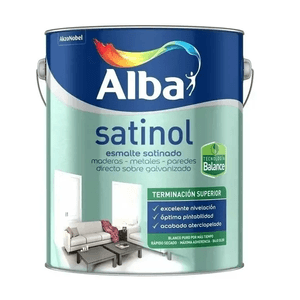 ESMALTE SATINOL BALANCE AL AGUA TEJA 4 L
