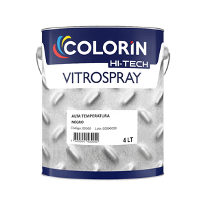 VITROSPRAY ESMALTE DE ALA TEMPERATURA NEGRO 4 L