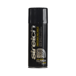 STRETCH PINTURA EN AEROSOL REMOVIBLE NEGRO BRILLANTE 440 CC
