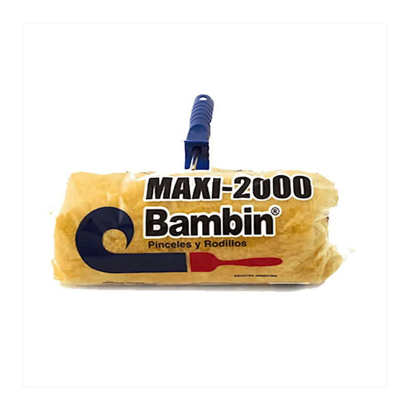 RODILLO-DE-LANA-MAXI-2000-DORADO-22-CM