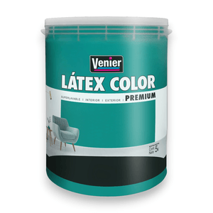 LÁTEX COLOR INTERIOR / EXTERIOR MATE TURQUESA LIBERADOR 5 L