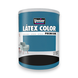 LÁTEX COLOR INTERIOR / EXTERIOR MATE AZUL OCEANO 1.25L