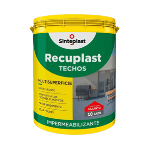 IMPERMEABILIZANTE RECUPLAST TECHOS MATE TEJA 20 KG