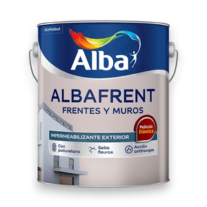 ALBAFRENT IMPERMEABILIZANTE FRENTES Y MUROS MATE BLANCO 10 L