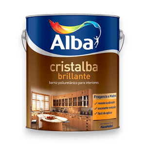BARNIZ CRISTALBA PARA INTERIOR BRILLANTE 4 L