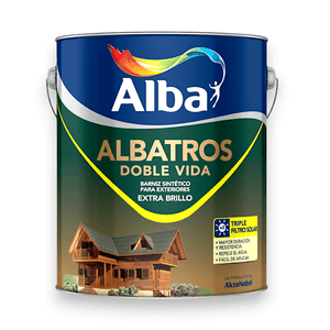 BARNIZ ALBATROS EXTERIOR DOBLE VIDA BRILLANTE 4 L