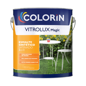 ESMALTE SINTÉTICO 3EN1 BLANCO SATINADO VITROLUX MAGIC 20 L