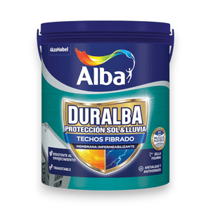 DURALBA TECHOS FIBRADO SATINADO TEJA 4 L