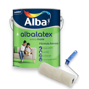 COMBO PINTURA ALBALATEX INTERIOR MATE + RODILLO