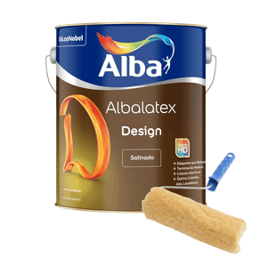 COMBO PINTURA ALBALATEX INTERIOR SATINADO + RODILLO