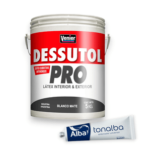 COMBO LÁTEX INTERIOR / EXTERIOR COLOR BRONCE