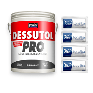 COMBO LÁTEX INTERIOR / EXTERIOR COLOR SALMÓN