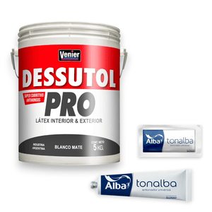 COMBO LÁTEX INTERIOR / EXTERIOR COLOR ALMENDRA